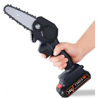 Аккумуляторная цепная мини-пила Chainsaw 24V, 6" (в кейсе, 2 аккумулятора)