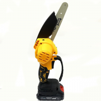 Аккумуляторная цепная пила 6" в кейсе (желтая, 24V, 2 аккумулятора) Желтая