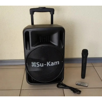 Активная акустическая колонка Su-Kam BT100D + 1 беспроводной микрофон