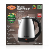 Электрический чайник BITEK BT-7001, 2,0 л, 2000 Вт