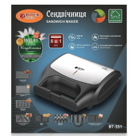 Сэндвичница BITEK BT-551, 1800 Вт, 8 в 1