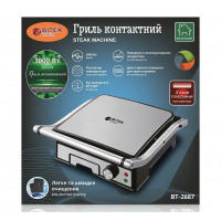 Гриль контактный BITEK BT-2687, 3000 Вт, BBQ
