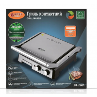 Гриль контактный BITEK BT-2681, 2800 Вт, BBQ