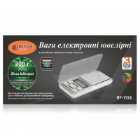 Электронные ювелирные весы BITEK BT-1724 200 г, точность 0,01 г 