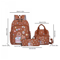 Рюкзак КАПИБАРА, 3в1 коричневый, ткань оксфорд (25-76)