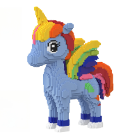 Конструктор Magic Blocks Единорог, 54 см, 12 790 деталей (97025)