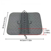 Сушилка для посуды с ковриком Dish Drain Rack