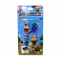 Набор фигурок My World - Minecraft.  (1053)