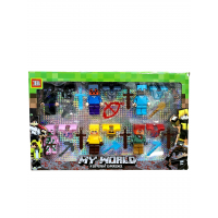 Набор фигурок My World – Minecraft (25004A) Набор фигурок My World – Minecraft (25004A)