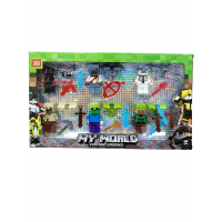 Набор фигурок My World – Minecraft (25004B) Набор фигурок My World – Minecraft (25004B)