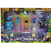 игурки магнитные Minecraft (2+6 шт) (25-158) игурки магнитные Minecraft (2+6 шт) (25-158)