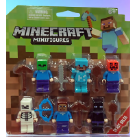 Набор минифигурок Lego Minecraft (6 шт)  (25-162) Набор минифигурок Lego Minecraft (6 шт)  (25-162)