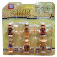 Набор фигурок Ниндзя LEGO (6 шт) 33402 Набор фигурок Ниндзя LEGO (6 шт) 33402
