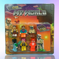 Набор мини-фигурок Minecraft, 6 фигурок (1058) Набор мини-фигурок Minecraft, 6 фигурок (1058)