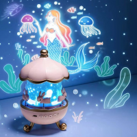 Ночник-проектор Bunnys Carousel WH-E11