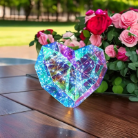 Ночник 3D «Сердце», голографический эффект, Multi-подсветка, USB (25×20 см)