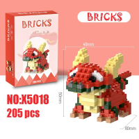 Конструктор Mini Bricks, Красный дракон, 205 деталей (X5018)