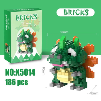 Конструктор Mini Bricks, Зелёный динозавр, 186 деталей (X5014) Конструктор Mini Bricks, Зелёный динозавр, 186 деталей (X5014)