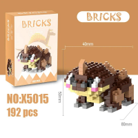 Конструктор Mini Bricks, Коричневый динозавр, 192 детали (X5015) Конструктор Mini Bricks, Коричневый динозавр, 192 детали (X5015)