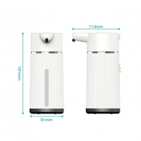 Автоматический сенсорный диспенсер для жидкого мыла и антисептика M15, 420 мл,