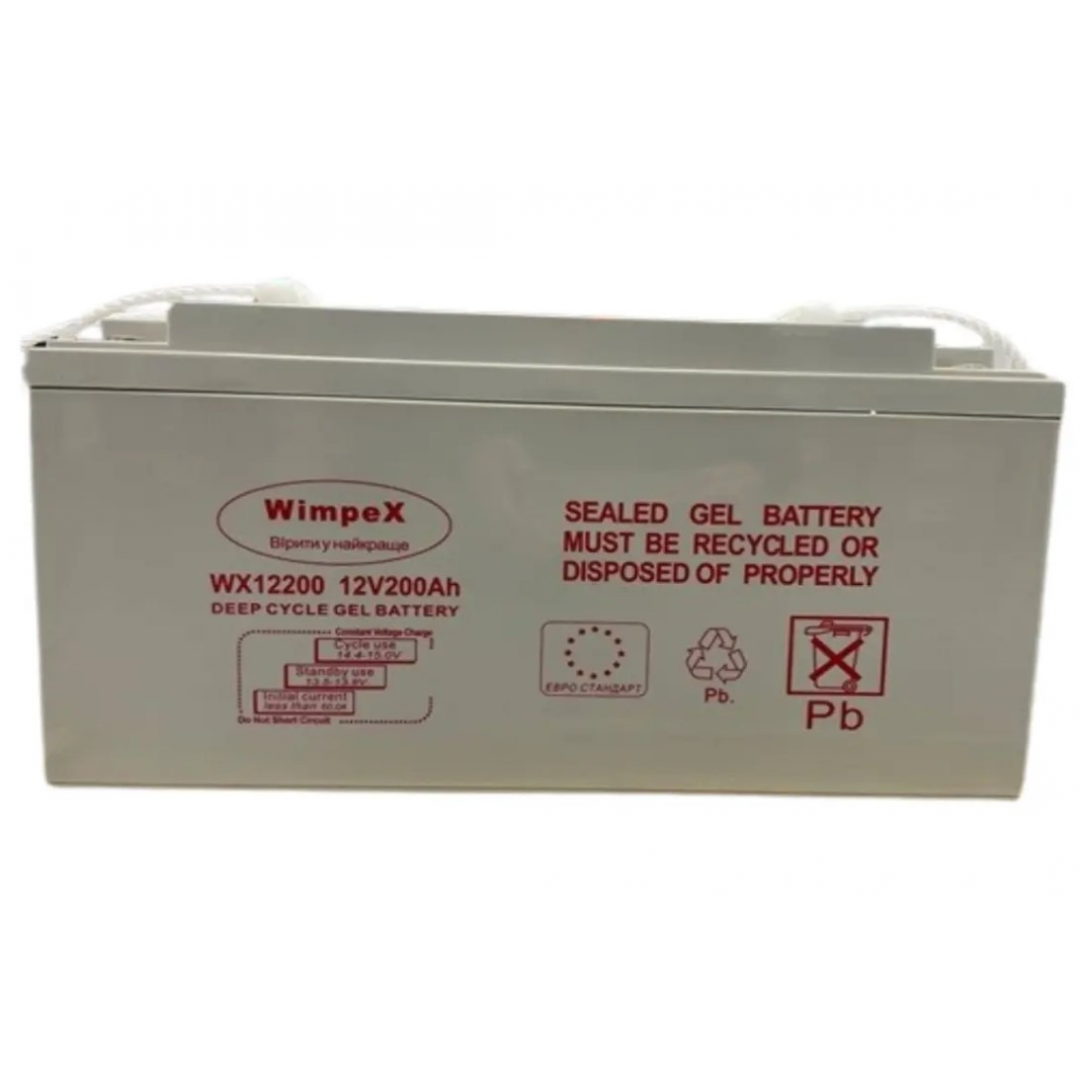 Гелевый аккумулятор WX 12200, 12 В, 200 А Гелевый аккумулятор WX 12200, 12 В, 200 А