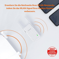 Wi-Fi усилитель сигнала Tenda A9 Wireless N300, 300 Мбит/с, 2 антенны,