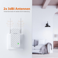 Wi-Fi усилитель сигнала Tenda A9 Wireless N300, 300 Мбит/с, 2 антенны,