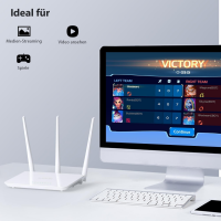 Wi-Fi маршрутизатор Tenda F3, 300 Мбит/с, 3 антенны