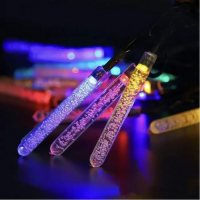 Гирлянда светодиодная «Сосульки», 20 LED, 5 м, мультицвет, прозрачный провод (A-26) Гирлянда светодиодная «Сосульки», 20 LED, 5 м, мультицвет, прозрачный провод (A-26)