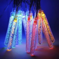 Гирлянда светодиодная «Сосульки», 20 LED, 5 м, мультицвет, прозрачный провод (A-26) Гирлянда светодиодная «Сосульки», 20 LED, 5 м, мультицвет, прозрачный провод (A-26)