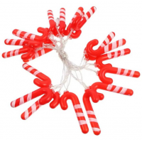 Гирлянда светодиодная «Рождественские леденцы», 3 м, жёлтый свет, питание от USB Гирлянда светодиодная «Рождественские леденцы», 3 м, жёлтый свет, питание от USB