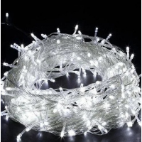 Гирлянда светодиодная нить на белом проводе, 45 м, 800 LED, белый свет, от сети