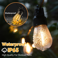 Гирлянда декоративная в виде лампочек, 10 м, 25 LED, тёплый жёлтый свет, от солнечной батареи Гирлянда декоративная в виде лампочек, 10 м, 25 LED, тёплый жёлтый свет, от солнечной батареи