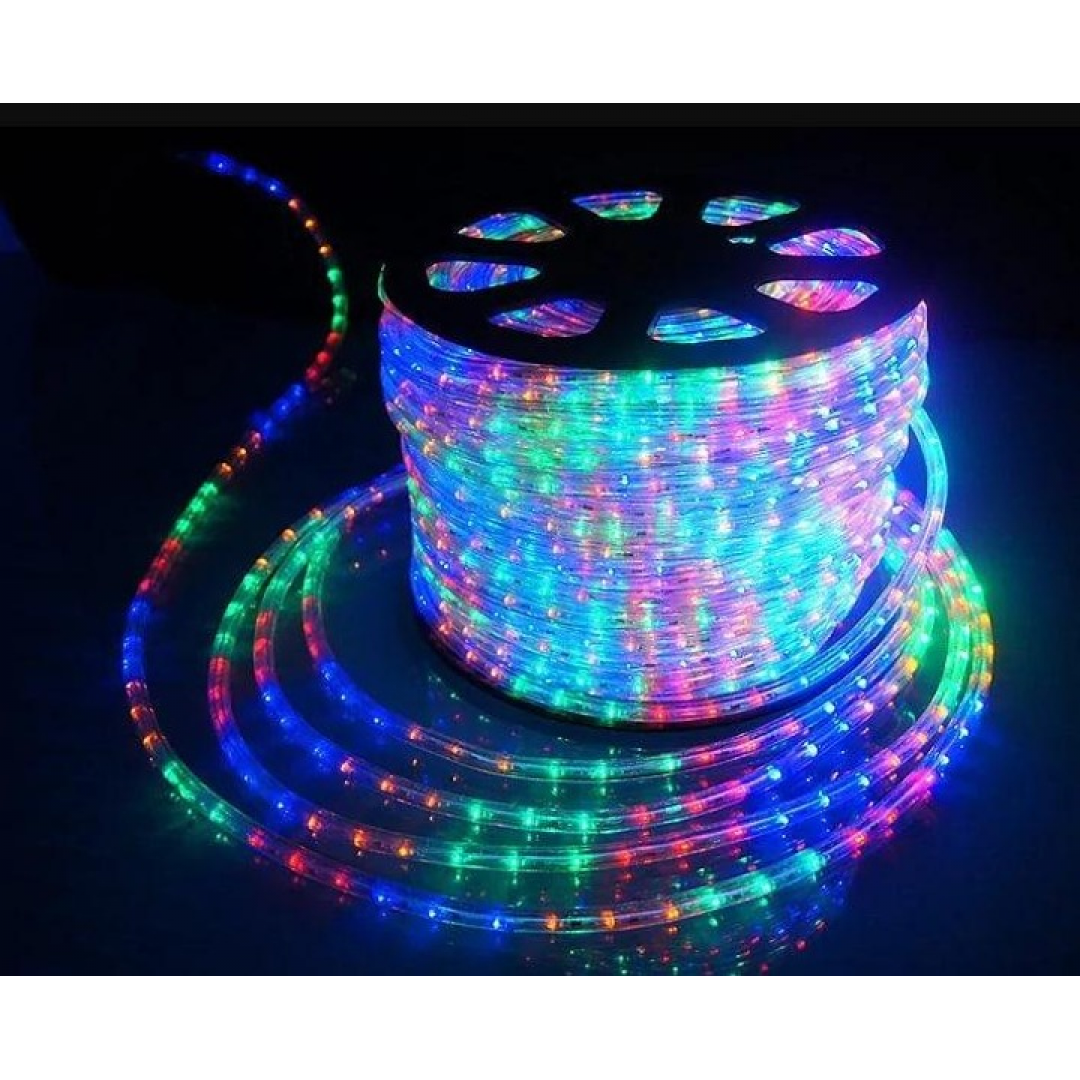 Гирлянда уличная шланг-дюралайт 50 м, мультицвет, с контроллером режимов Гирлянда уличная шланг-дюралайт 50 м, мультицвет, с контроллером режимов