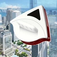 Щётка магнитная DOUBLEFACED GLASS CLEAN для мытья окон с двух сторон и дополнительными насадками 