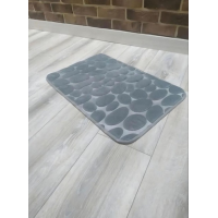 Коврик тканевый противоскользящий для ванной комнаты, 60×40 см