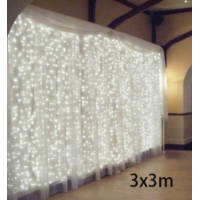 Xmas гирлянда  LED (Водопад  3M*3M) 480-W Белая  3903