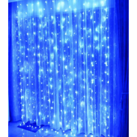 Xmas гирлянда  LED (Водопад 3M*3M) 480-B  Синяя 3904 Xmas гирлянда  LED (Водопад 3M*3M) 480-B  Синяя 3904