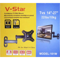 Настенный крепеж (кронштейн) V-Star 101W для ТВ с диагональю 14-27" (4771)