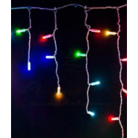 Xmas гирлянда LED 120 3.3Line Short curtain(Сосульки/Бахрома) M-1 RGB 5Mетров Ул.+соед.Белый  7234