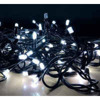 Xmas гирлянда LED 100L 3.3 Line W-2 Белая 10 Mетров Уличная+соед Черный провод 7747 Xmas гирлянда LED 100L 3.3 Line W-2 Белая 10 Mетров Уличная+соед Черный провод 7747