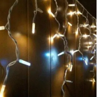Xmas гирлянда LED 200 3.3Line Short curtain(Сосульки/Бахрома) WW-1 Тёп.белый 10M*1,5 Ул.+соед.Бел 7761 Xmas гирлянда LED 200 3.3Line Short curtain(Сосульки/Бахрома) WW-1 Тёп.белый 10M*1,5 Ул.+соед.Бел 7761