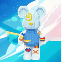 Конструктор Magic Blocks 8108 Мишка Bearbrick на 1198 дет.,30.5 см