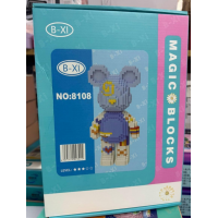 Конструктор Magic Blocks 8108 Мишка Bearbrick на 1198 дет.,30.5 см