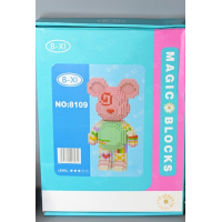 Конструктор Magic Blocks 8109 в виде мишки Bearbrick