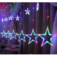 Xmas гирлянда STAR CURTAIN 12 BLUE Звезды 3M*80CM*50CM  8112 Xmas гирлянда STAR CURTAIN 12 BLUE Звезды 3M*80CM*50CM  8112