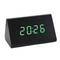 Часы настольные VST 864-4 с зеленой подсветкой/датчик температуры/дата