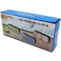 Часы настольные с зеркальным дислеем 6.7 дюймов/красной подсветкой/датчиком температуры/датой VST 895Y-1