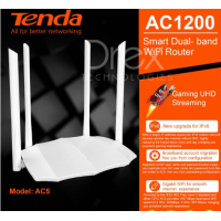 Роутер Tenda AC5 AC1200 Mbps Ethernet Smart Dual-Band Wi-Fi