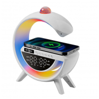 Ночник LED лампа RGB колонка в виде буквы G BT 3402 